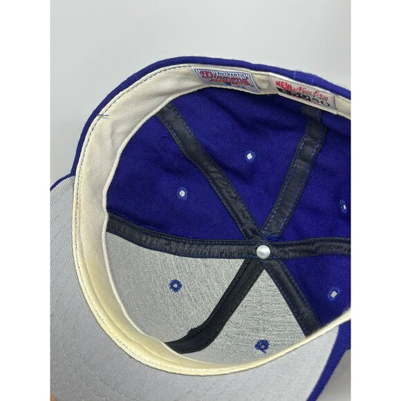 VTG 90s Philadelphia Phillies Snapback Hat – Solid Blue, Red “P” Logo, 100% Wool - Picture 7 of 8